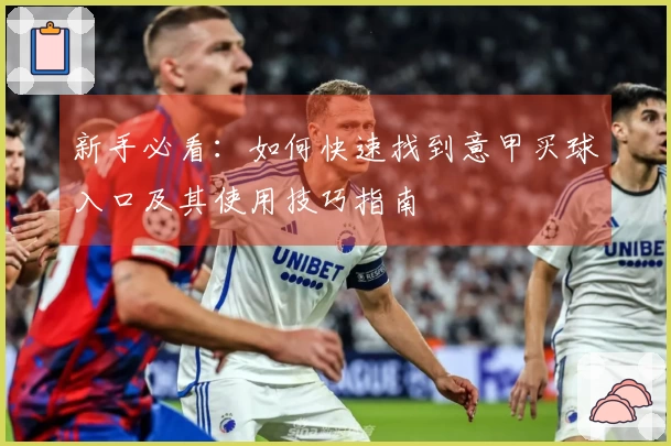 新手必看：如何快速找到意甲买球入口及其使用技巧指南