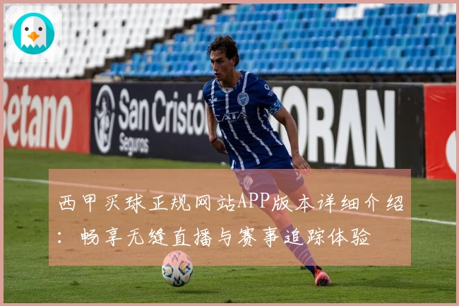 西甲买球正规网站APP版本详细介绍：畅享无缝直播与赛事追踪体验