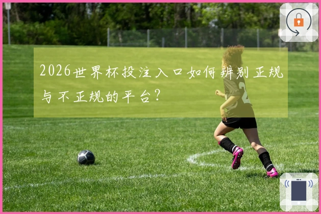 2026世界杯投注入口如何辨别正规与不正规的平台？