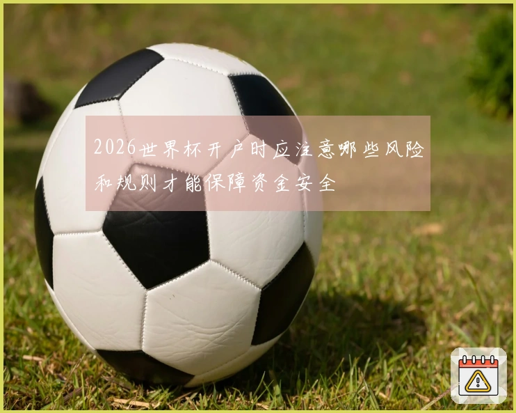 2026世界杯开户时应注意哪些风险和规则才能保障资金安全
